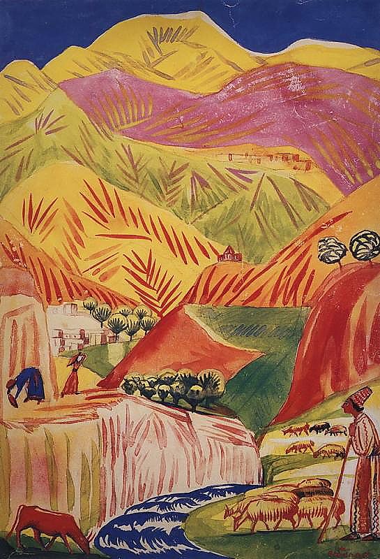 华丽的风景 Flamboyant landscape (1933)，马蒂罗斯