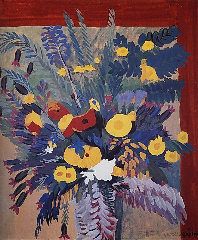 来自查姆里奇的花 Flowers from Chamlych (1910)，马蒂罗斯