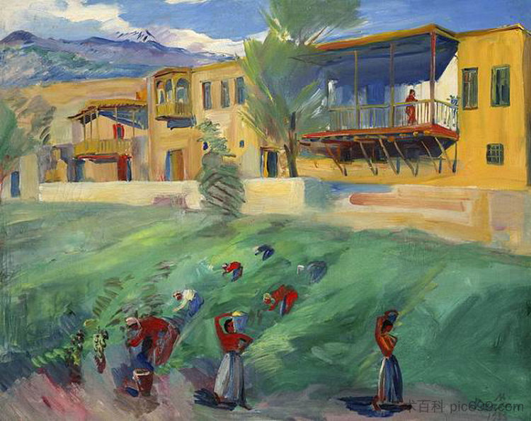 葡萄采摘 Gathering of grapes (1933)，马蒂罗斯