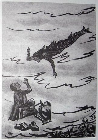 “亚美尼亚民间故事”插图 Illustration to ‘Armenian folk tales’ (1937; Armenia                     )，马蒂罗斯