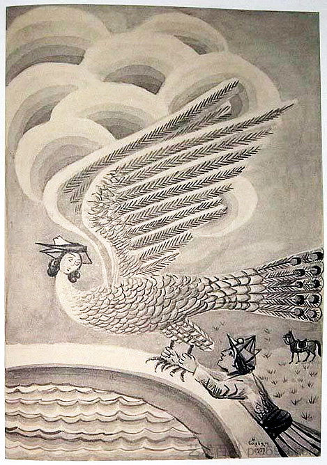 “亚美尼亚民间故事”插图 Illustration to 'Armenian folk tales' (1937; Armenia  )，马蒂罗斯