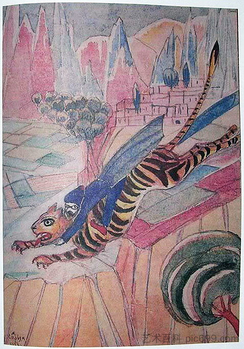 “亚美尼亚民间故事”插图 Illustration to 'Armenian folk tales' (1937; Armenia  )，马蒂罗斯