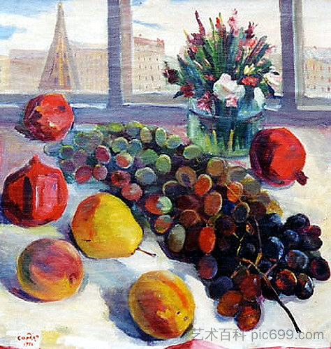 莫斯科静物 Moscow still life (1956; Moscow,Russian Federation  )，马蒂罗斯