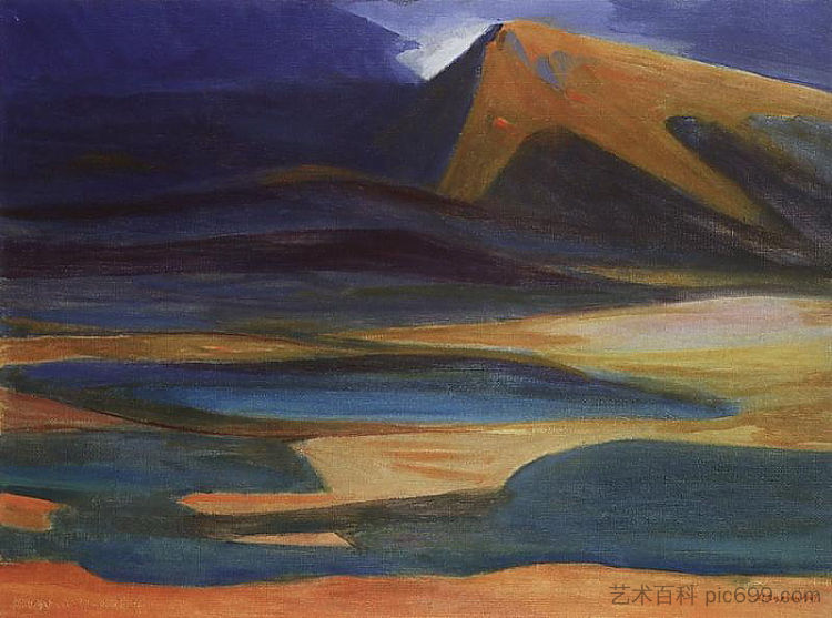 山地景观 Mountain landscape (1969; Armenia  )，马蒂罗斯