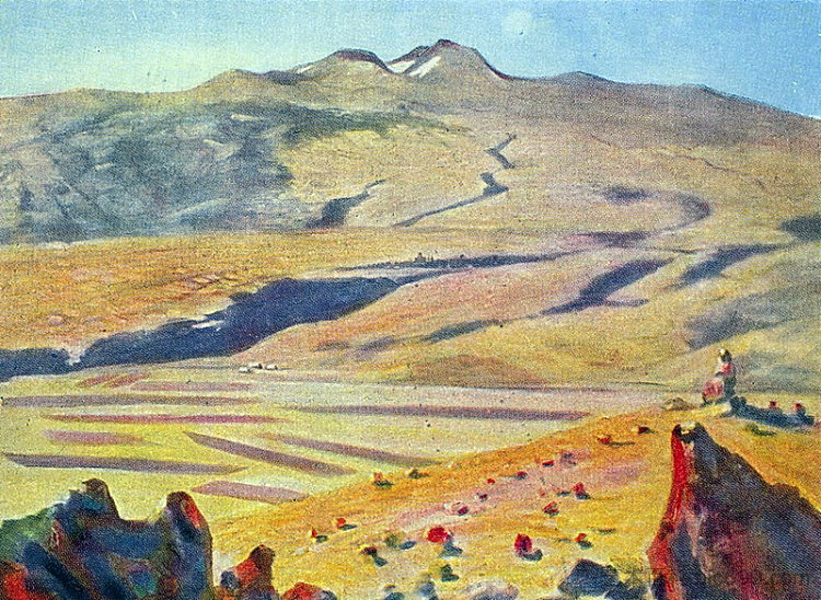 十月景观 October landscape (1953; Armenia  )，马蒂罗斯