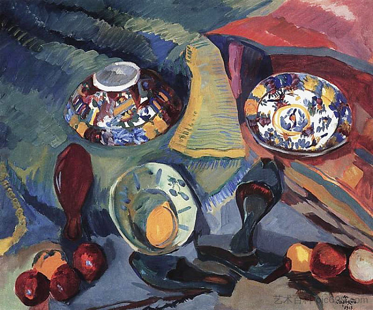 波斯静物 Persian still life (1913)，马蒂罗斯