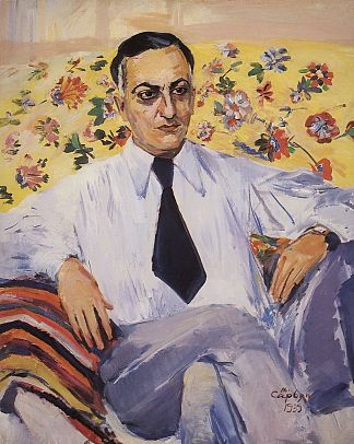 电影导演鲁本·西蒙诺夫的肖像 Portrait of a film director Ruben Simonov (1939; Armenia                     )，马蒂罗斯