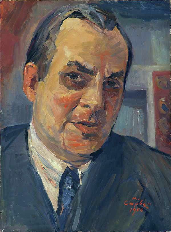 A.温纳的肖像 Portrait of A. Winner (1956)，马蒂罗斯