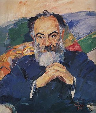 约瑟夫·奥尔贝利院士的肖像 Portrait of Academician Josef Orbeli (1943; Armenia                     )，马蒂罗斯