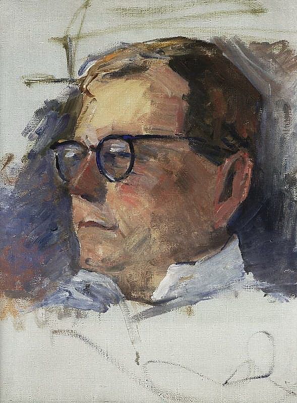 德米特里·肖斯塔科维奇的肖像 Portrait of Dmitri Shostakovich (1963; Armenia  )，马蒂罗斯