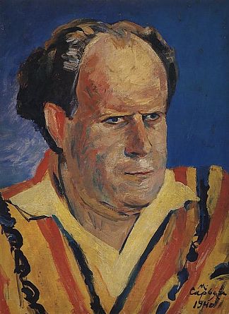 电影导演谢尔盖·爱森斯坦的肖像 Portrait of film director Sergei Eisenstein (1940; Armenia                     )，马蒂罗斯