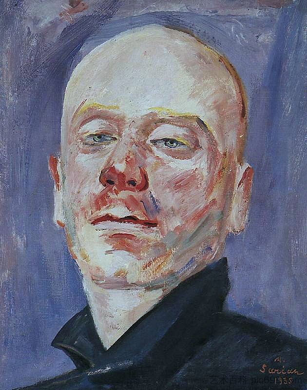卡伦·卡姆萨拉坎的肖像 Portrait of Karen Kamsarakan (1935; Armenia  )，马蒂罗斯