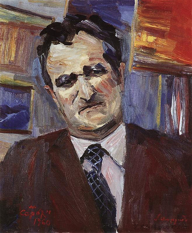 数学肖像 阿尔塔什·沙欣扬 Portrait of mathematics Artashes Shahinyan (1960; Armenia  )，马蒂罗斯