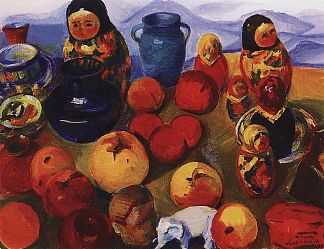 静物与俄罗斯套娃 Still Life with matryoshka dolls (1965; Armenia                     )，马蒂罗斯