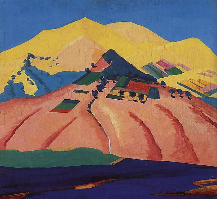 阳光明媚的风景 Sunny landscape (1923; Armenia  )，马蒂罗斯