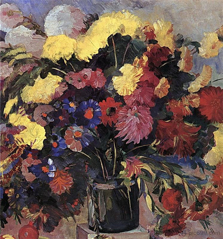 埃里温秋季静物 Yerevan autumn still life (1944; Armenia  )，马蒂罗斯