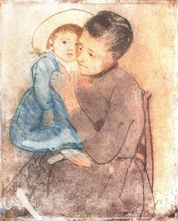 婴儿账单 Baby Bill (1890)，玛丽·卡萨特