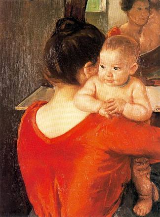 母亲与孩子 Mother and Child (1900)，玛丽·卡萨特