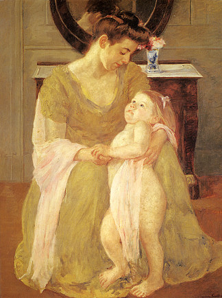 母亲与孩子 Mother And Child (1908)，玛丽·卡萨特