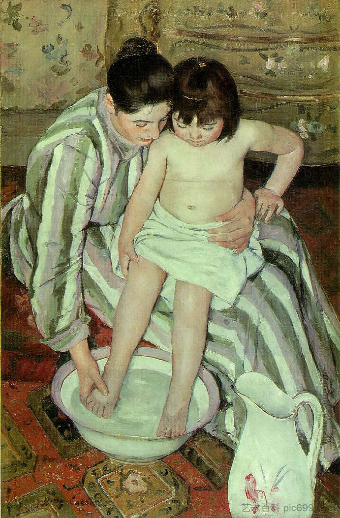 巴斯 The Bath (1893),玛丽·卡萨特