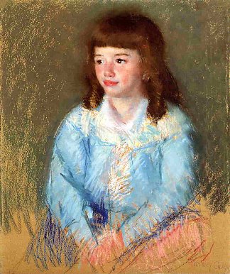 蓝衣少年 Young Boy in Blue (c.1906)，玛丽·卡萨特