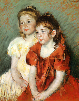 年轻女孩 Young Girls (1897)，玛丽·卡萨特