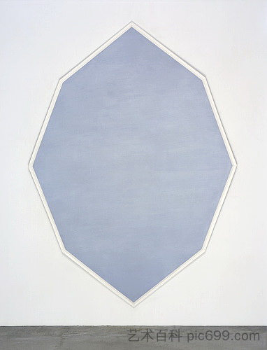 无题（蓝色八角形） Untitled (Blue Octagon) (1964)，玛丽·科斯