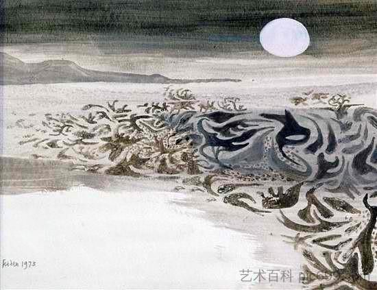 沿海景观 Coastal landscape (1973)，玛丽·费登