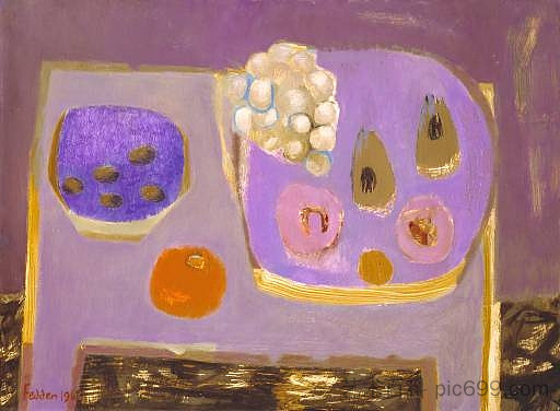 淡紫色静物 Mauve Still Life (1968)，玛丽·费登