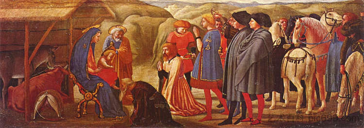 对刀子的崇拜 Adoration of the Knigs (1425 - 1428),马萨乔