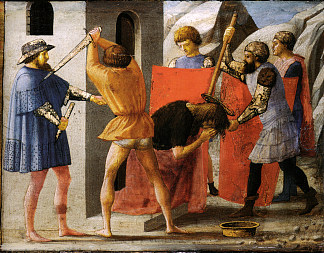 圣乔瓦尼·巴蒂斯塔殉难 Martyrdom of San Giovanni Battista (1426)，马萨乔