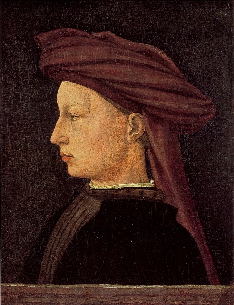 一个年轻女子的肖像 Portrait of a Young Woman (1425)，马萨乔