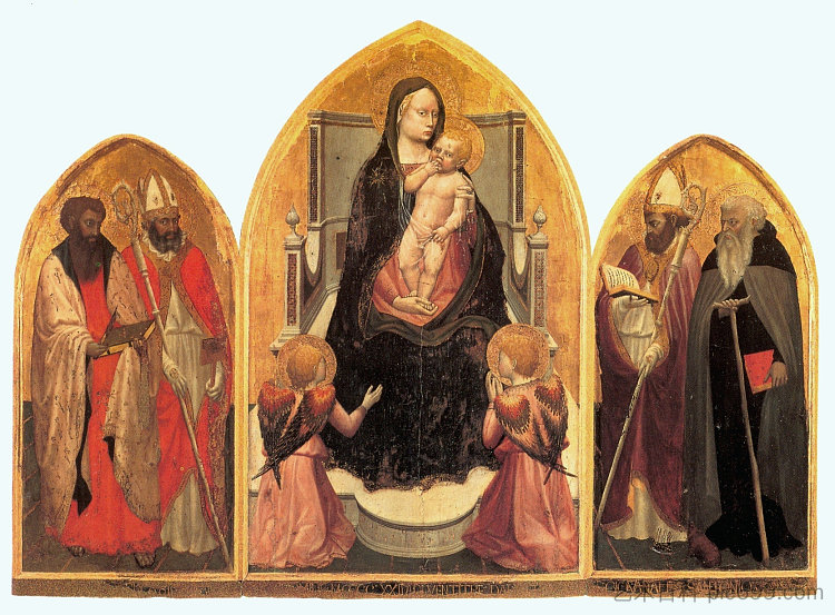 圣朱维纳尔三联画 St. Juvenal Triptych (1422),马萨乔