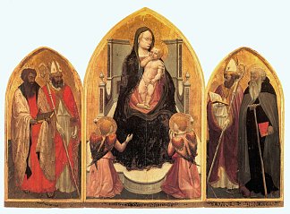 圣朱维纳尔三联画 St. Juvenal Triptych (1422)，马萨乔