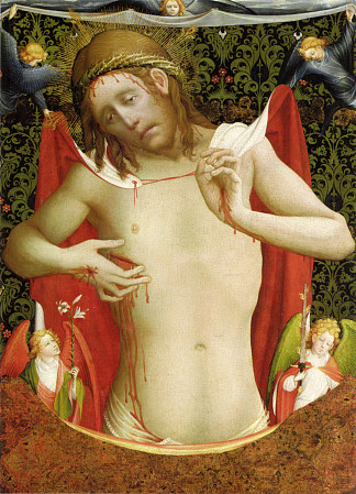 对于多洛伦 Vir Dolorum (c.1435; Germany                     )，弗兰克大师