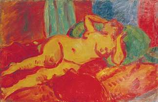 大号斜倚裸体 III Large Reclining Nude III (1924)，马修·史密斯