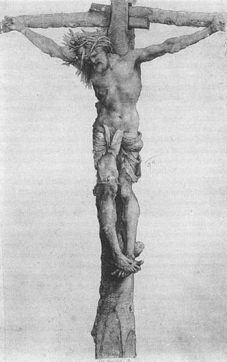 受难 Crucifixion (1501 – 1502)，马蒂亚斯·格吕内瓦尔德