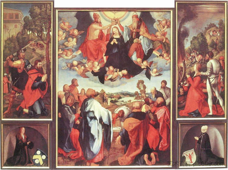 海勒祭坛画 Heller Altarpiece (1507 - 1509)，马蒂亚斯·格吕内瓦尔德