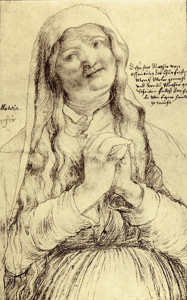 祈祷的女人 Praying Woman (1512 - 1514)，马蒂亚斯·格吕内瓦尔德