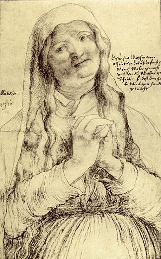 祈祷的女人 Praying Woman (1512 – 1514)，马蒂亚斯·格吕内瓦尔德