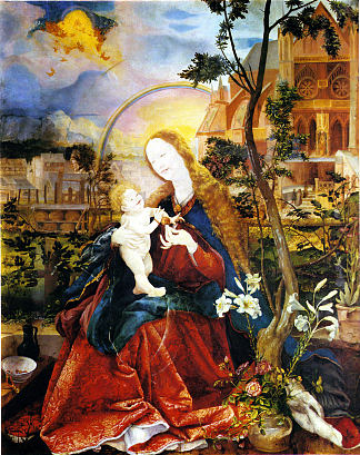 斯图帕奇圣母 The Stuppach Madonna (c.1517 – c.1519)，马蒂亚斯·格吕内瓦尔德