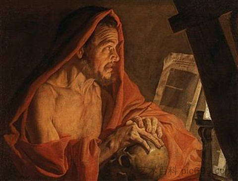 圣杰罗姆 Saint Jerome，马蒂亚斯·斯托姆