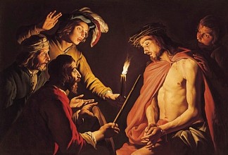 基督冠以荆棘 Christ Crowned with Thorns (c.1633 – c.1639)，马蒂亚斯·斯托姆