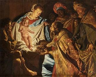 贤士的崇拜 The Adoration of the Magi，马蒂亚斯·斯托姆