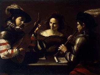 音乐会 The Concert (1630)，马蒂亚·普雷蒂