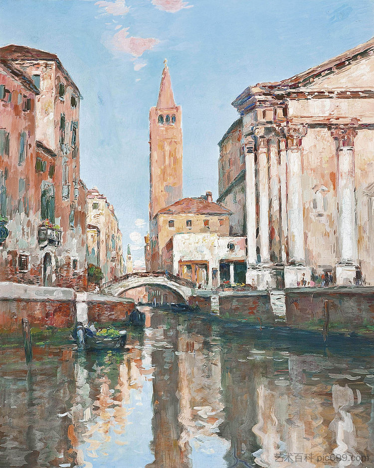 威尼斯风光 Vue De Venise，莫里斯·邦帕德