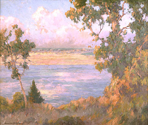 景观：从洛马角看到的北岛 Landscape: North Island seen from Point Loma (1910)，莫里斯·布劳恩