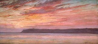 洛马角日落 Point Loma Sunset (1912)，莫里斯·布劳恩