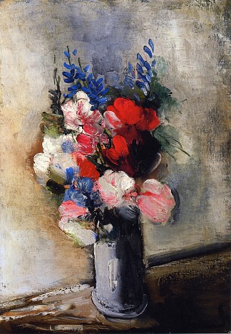 花瓶里的花束 Bouquet of Flowers in a Vase，莫里斯·德·乌拉曼克