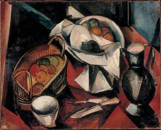 静物与刀 Still Life with Knife (1910)，莫里斯·德·乌拉曼克